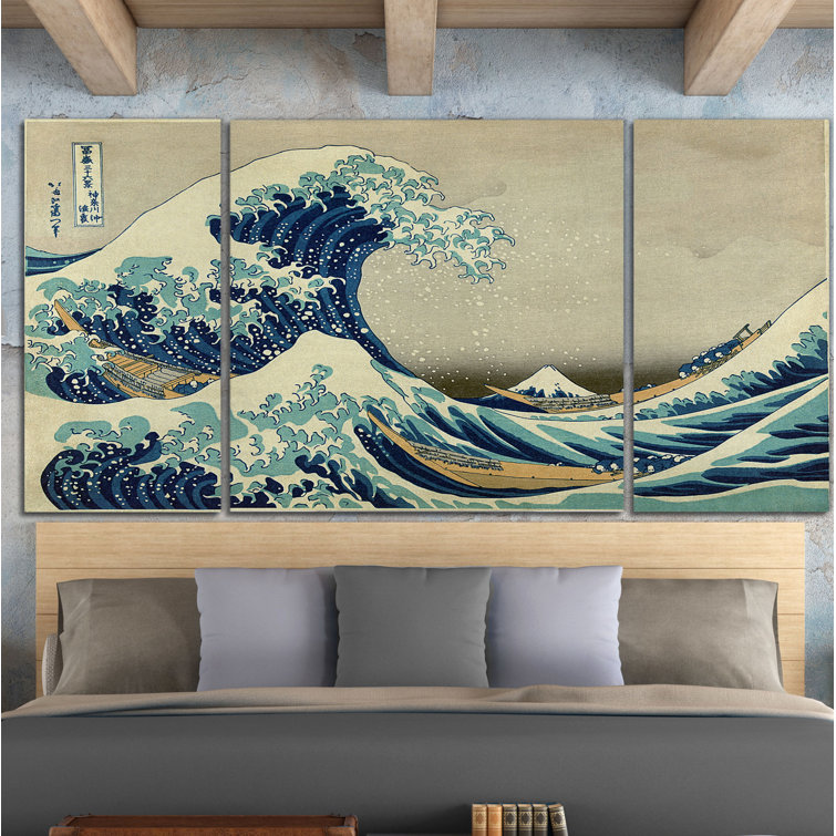 Lark Manor The Great Wave Painting on Canvas & Reviews Wayfair